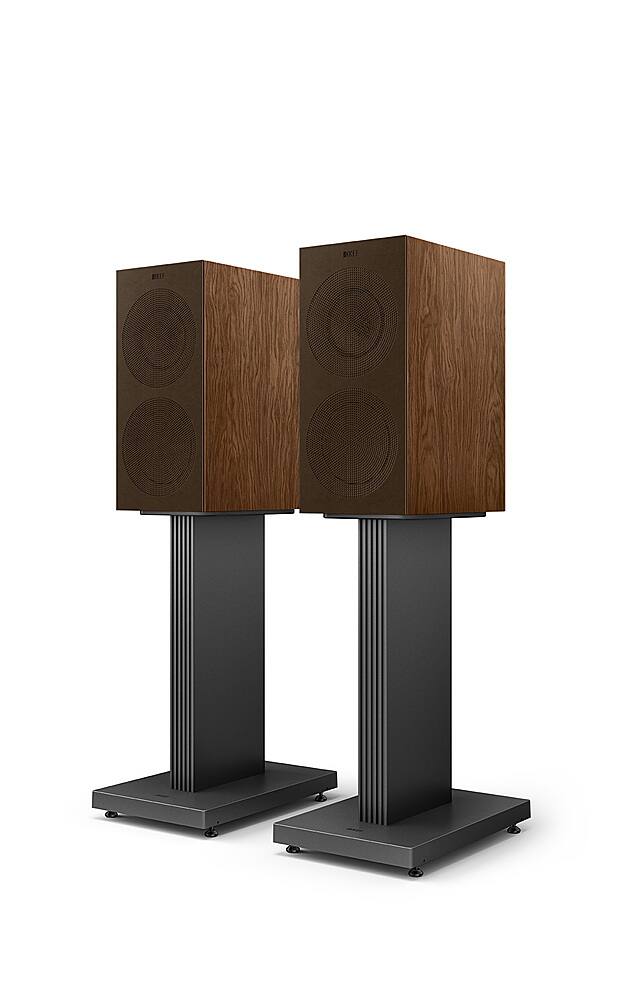 Alt View 12. KEF - R3 Meta Bookshelf Loudspeaker (Pair) - Walnut.