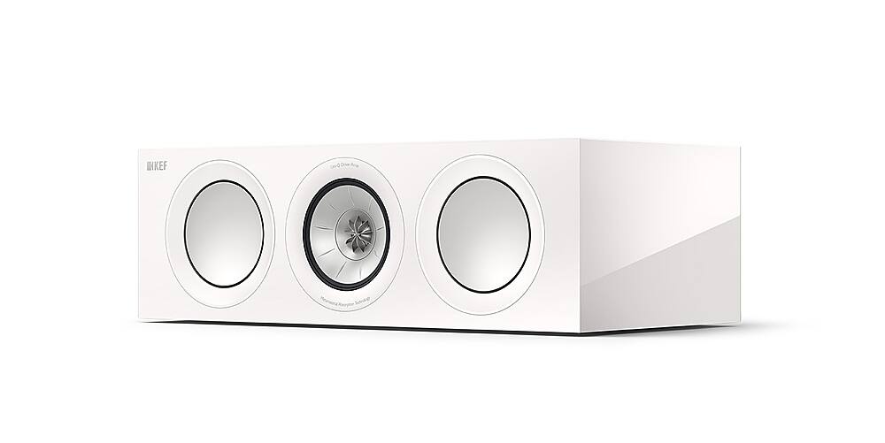 Angle. KEF - R2 Meta LCR Speaker (Each) - White.