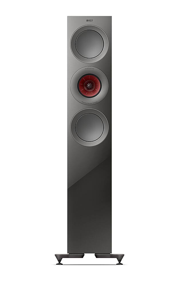 KEF R7 Meta Floorstanding Loudspeaker (Each) Titanium R7TG - Best Buy