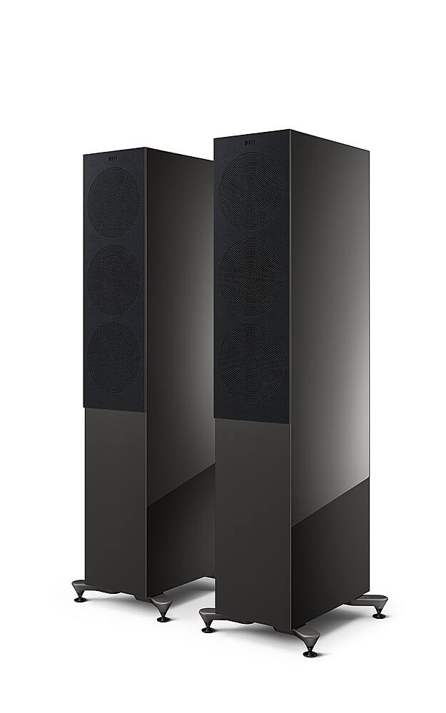 Alt View 11. KEF - R7 Meta Floorstanding Loudspeaker (Each) - Titanium.