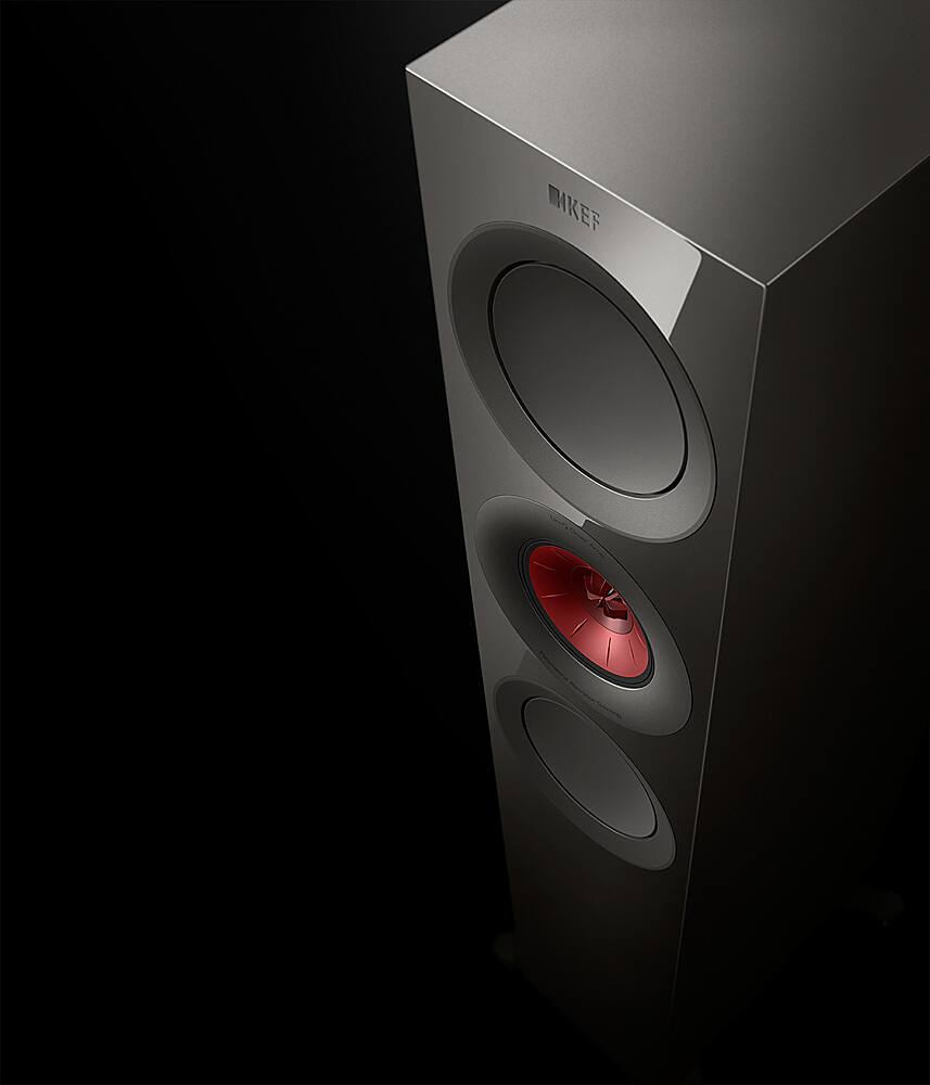 Alt View 14. KEF - R7 Meta Floorstanding Loudspeaker (Each) - Titanium.