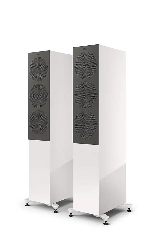 KEF R7 Meta Floorstanding Loudspeaker (Each) White R7WG - Best Buy