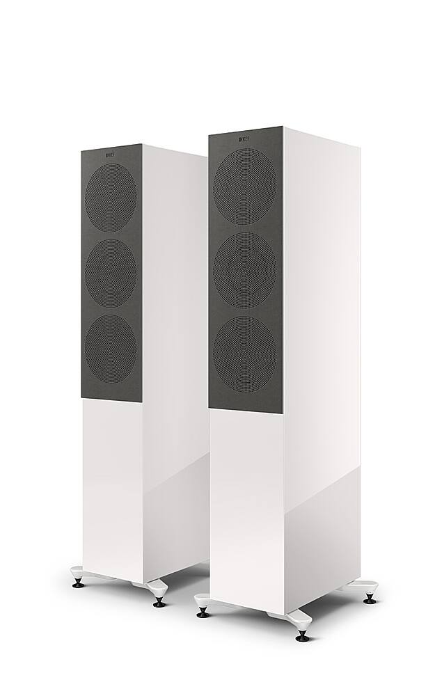 Alt View 11. KEF - R7 Meta Floorstanding Loudspeaker (Each) - White.