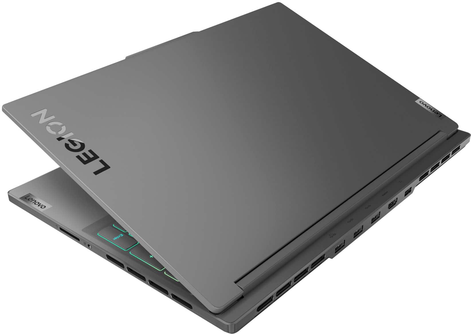 Alt View 15. Lenovo - Legion Slim 7i 16" Gaming Laptop WQXGA- Intel Core i9-13900H with 16GB Memory - NVIDIA GeForce RTX 4070 8GB - 1TB SSD - Storm Grey.