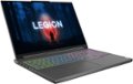 Angle Zoom. Lenovo - Legion Slim 5 16" Gaming Laptop WUXGA - Ryzen 5 7640HS with 16GB Memory - NVIDIA GeForce RTX 4060 8GB - 512GB SSD - Storm Grey.