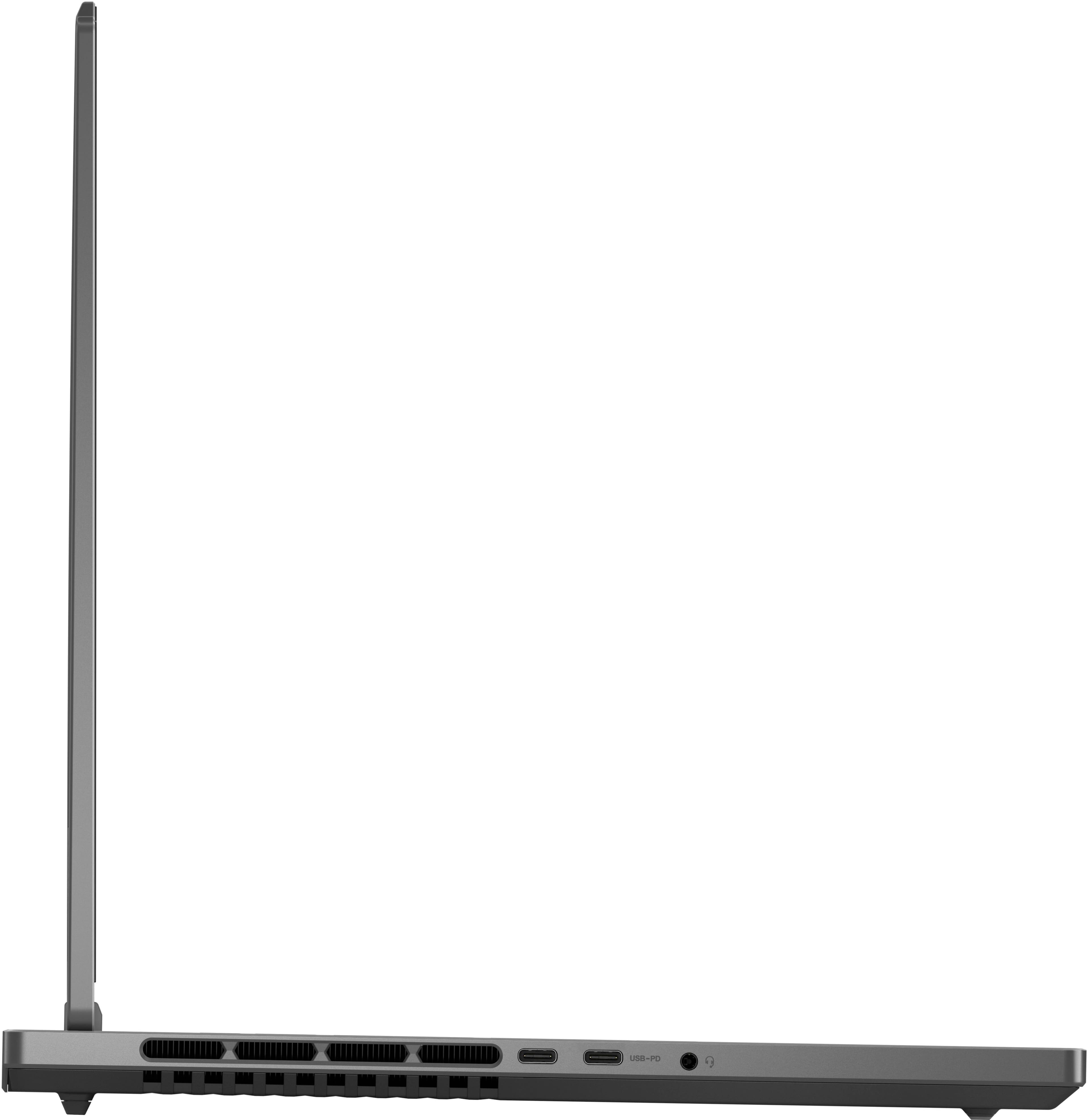 Alt View 14. Lenovo - Legion Slim 5 16" Gaming Laptop WUXGA - Ryzen 5 7640HS with 16GB Memory - NVIDIA GeForce RTX 4060 8GB - 512GB SSD - Storm Grey.