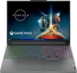 Lenovo - Legion Slim 5 16" 2.5k LCD Gaming Laptop - Ryzen 7 7840HS with 16GB Memory - NVIDIA GeForce RTX 4060 8GB - 512GB SSD - Storm Grey - Front_Zoom