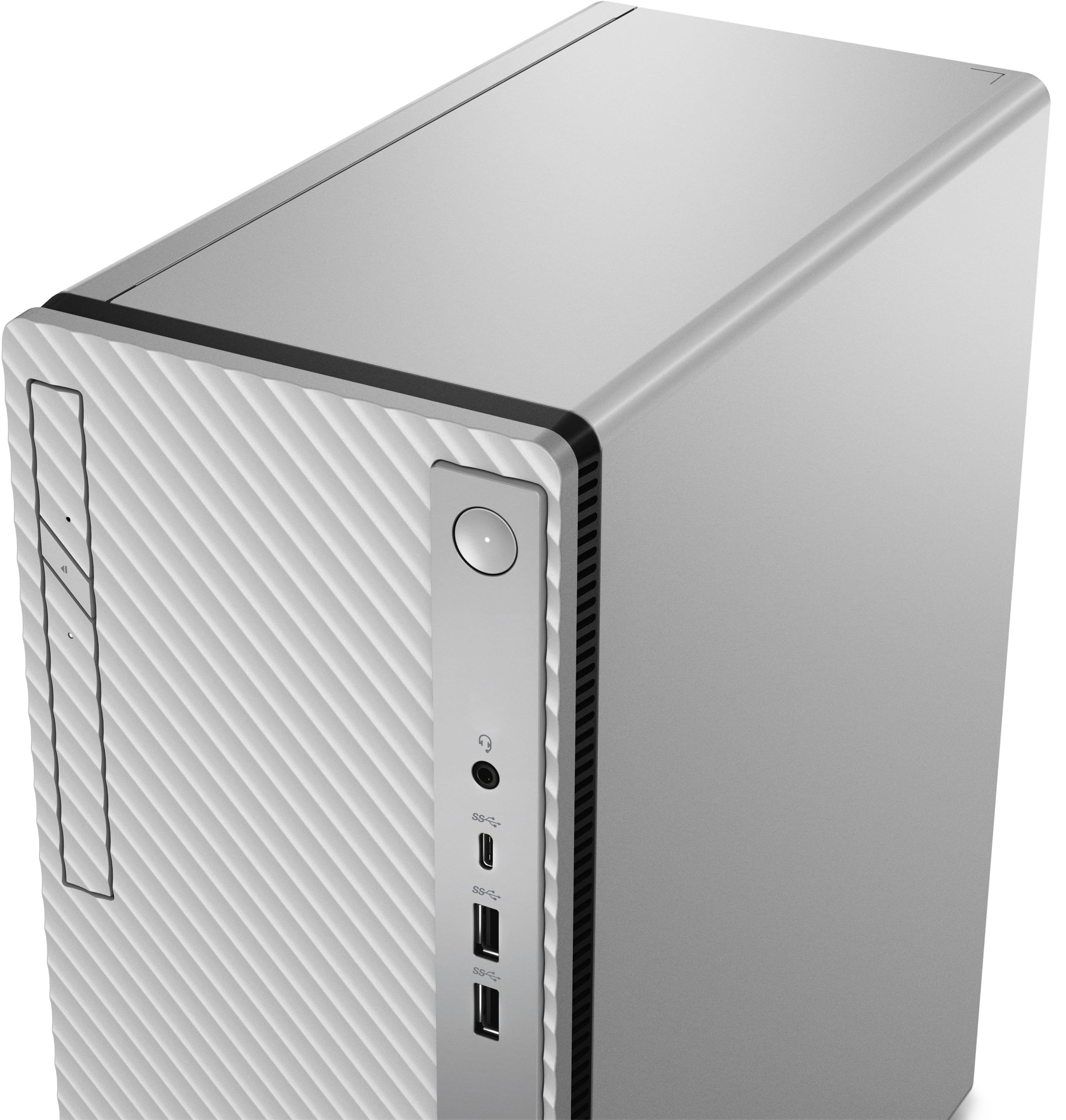 Alt View 11. Lenovo - IdeaCentre 5i Desktop - Intel Core i5-12400 - 8GB Memory - 512GB SSD - Cloud Grey.