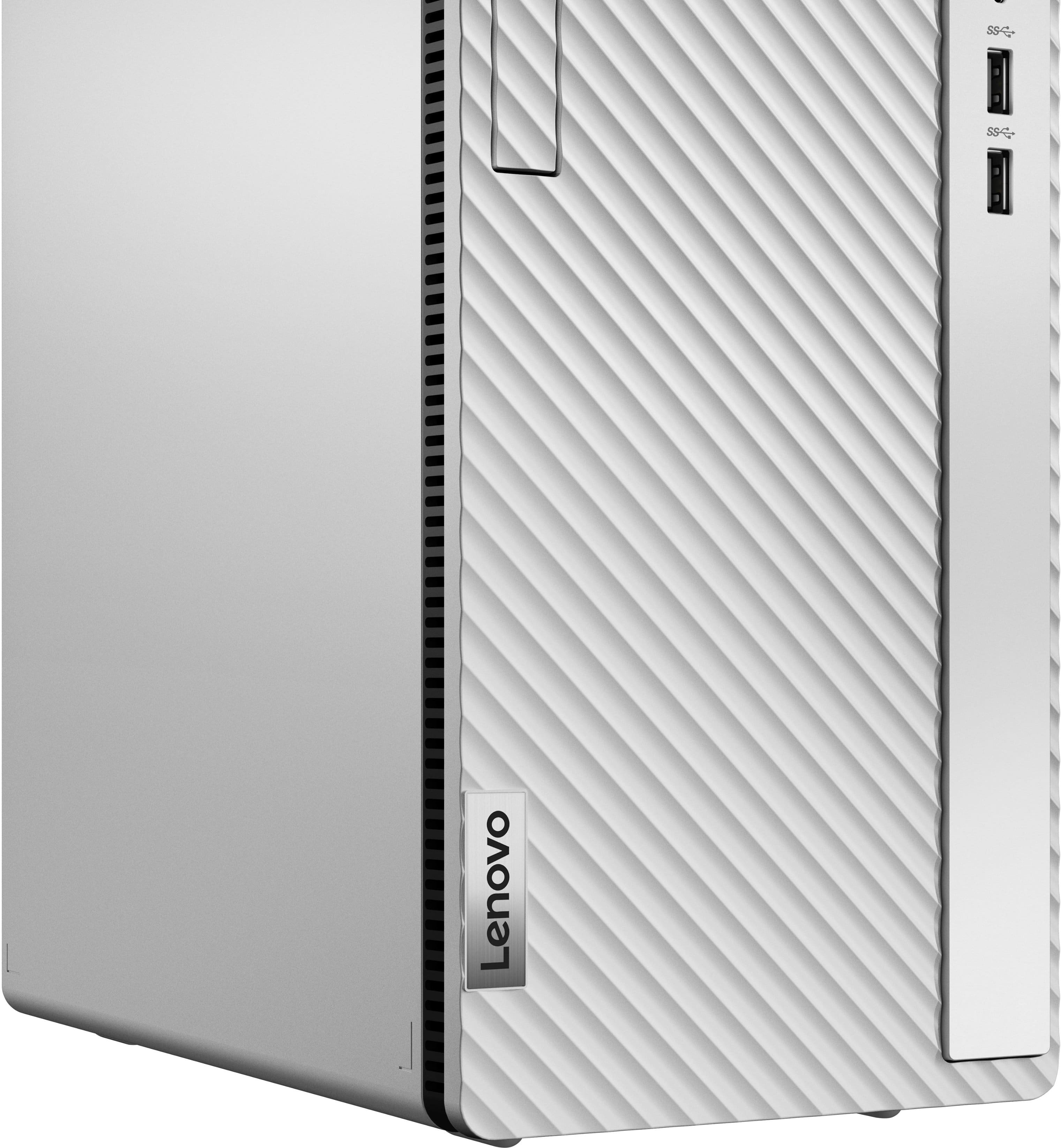 Alt View 12. Lenovo - IdeaCentre 5i Desktop - Intel Core i5-12400 - 8GB Memory - 512GB SSD - Cloud Grey.