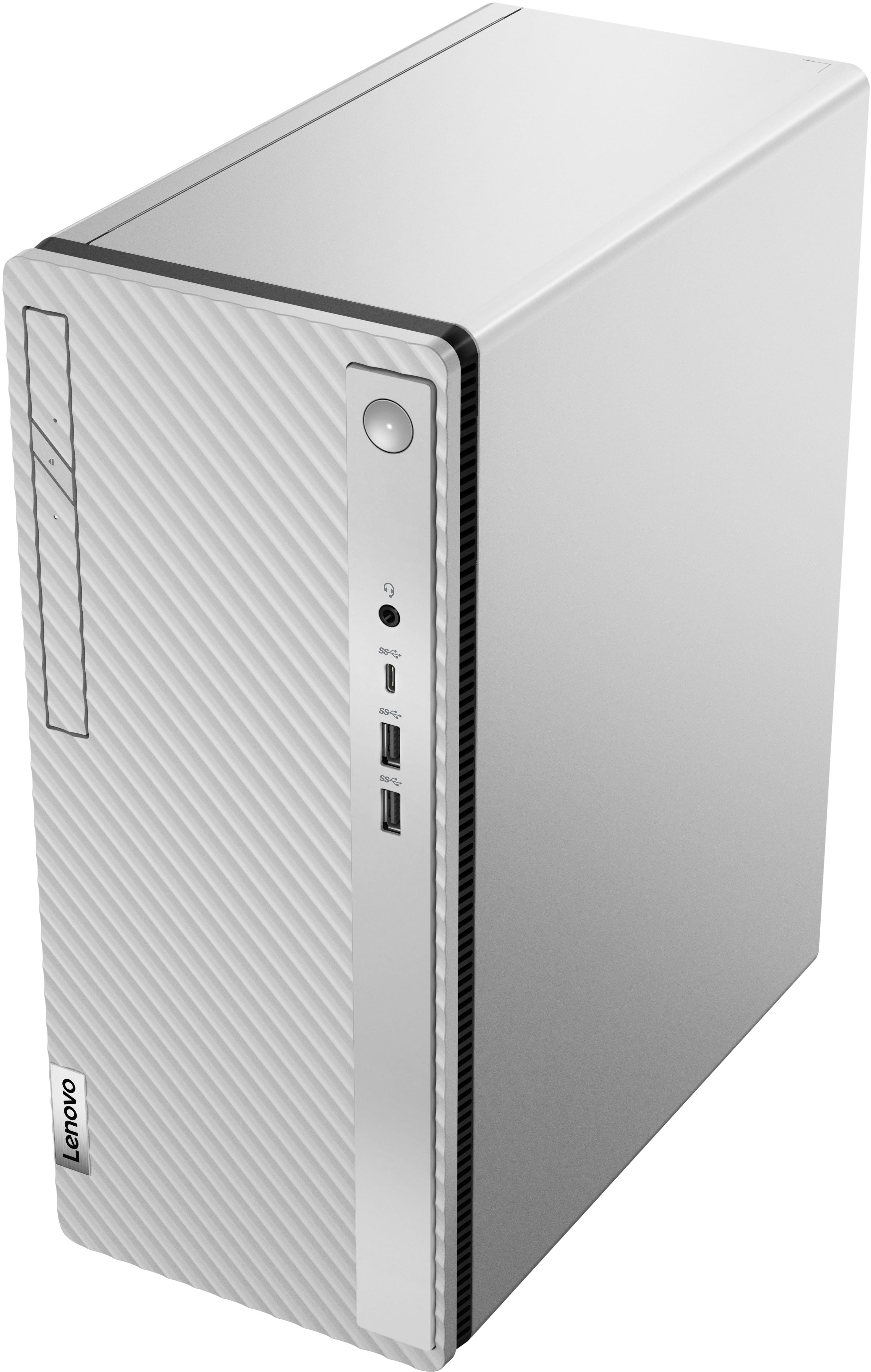 Alt View 2. Lenovo - IdeaCentre 5i Desktop - Intel Core i5-12400 - 8GB Memory - 512GB SSD - Cloud Grey.