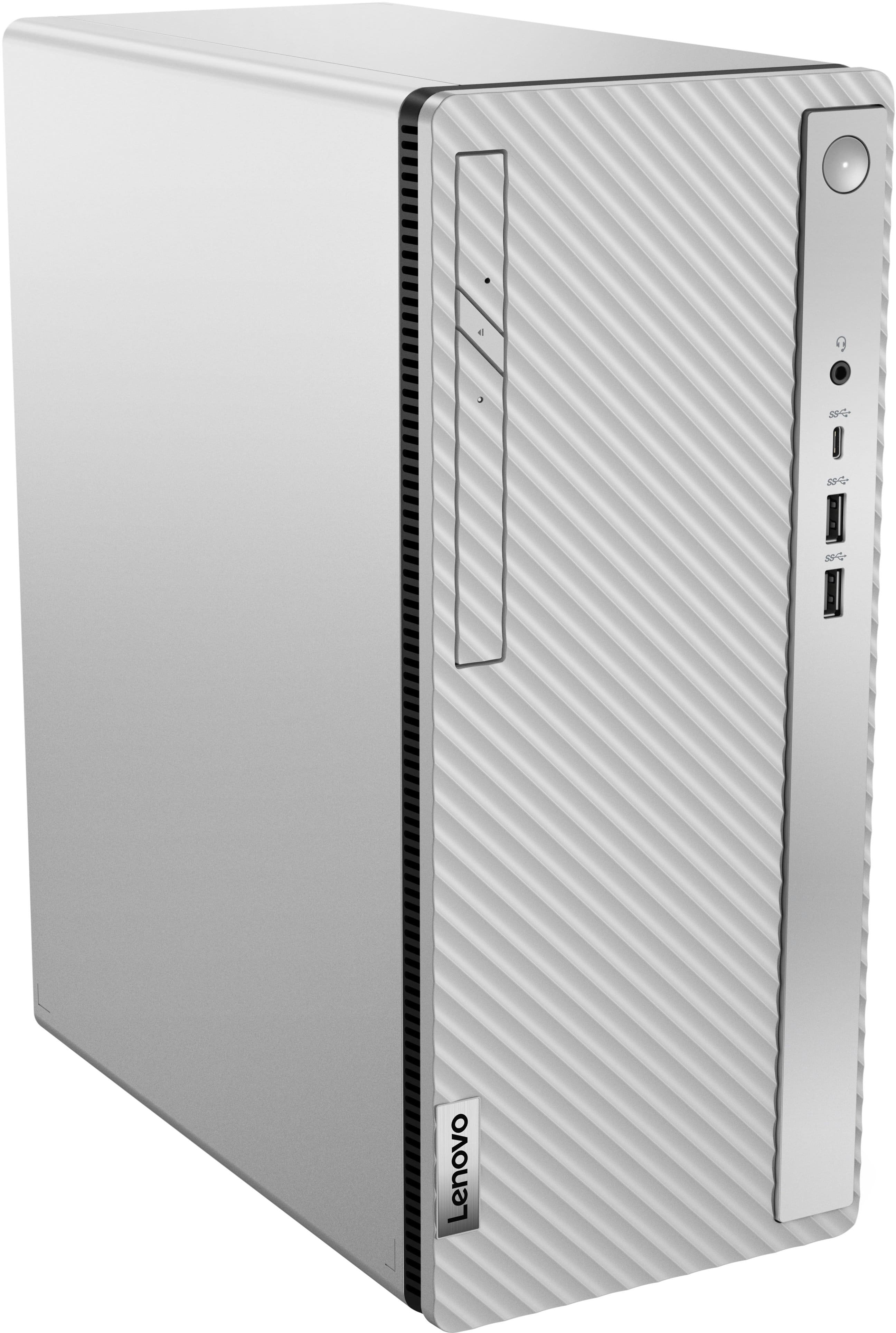 Alt View 6. Lenovo - IdeaCentre 5i Desktop - Intel Core i5-12400 - 8GB Memory - 512GB SSD - Cloud Grey.