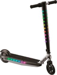Razor - Power Core E90 Electric Scooter Lightshow w/ 10 mph Max Speed - Silver - Front_Zoom