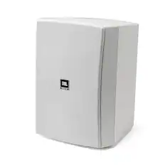 Front. JBL - Stage XD6 6.5" 2-Way Indoor/Outdoor All-Weather Loudspeakers (Pair) - White.