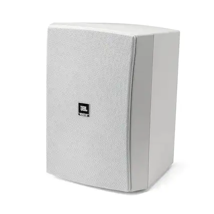 Front. JBL - Stage XD6 6.5" 2-Way Indoor/Outdoor All-Weather Loudspeakers (Pair) - White.