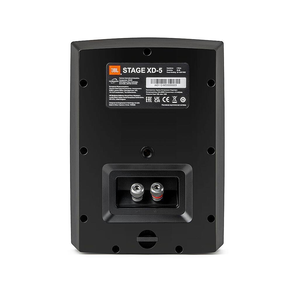 Back. JBL - Stage XD5 5.25" 2-Way Indoor/Outdoor All-Weather Loudspeakers (Pair) - Black.