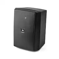 JBL - Stage XD5 5.25" 2-Way Indoor/Outdoor All-Weather Loudspeakers (Pair) - Black - Front_Zoom