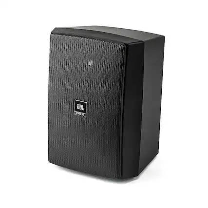 Front. JBL - Stage XD5 5.25" 2-Way Indoor/Outdoor All-Weather Loudspeakers (Pair) - Black.