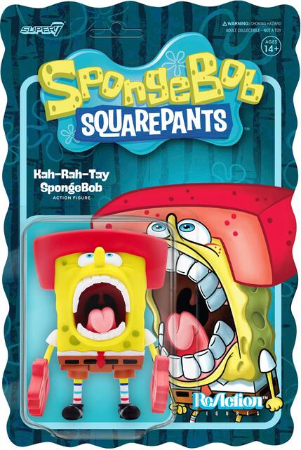 Super7 ReAction 3.75 in Plastic SpongeBob SquarePants Kah-Rah-Tay SpongeBob  RE-SBOBW02-KTB-01 - Best Buy