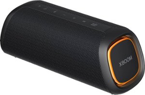 LG - XBOOM Go XG7 Portable Bluetooth Speaker - Black - Front_Zoom