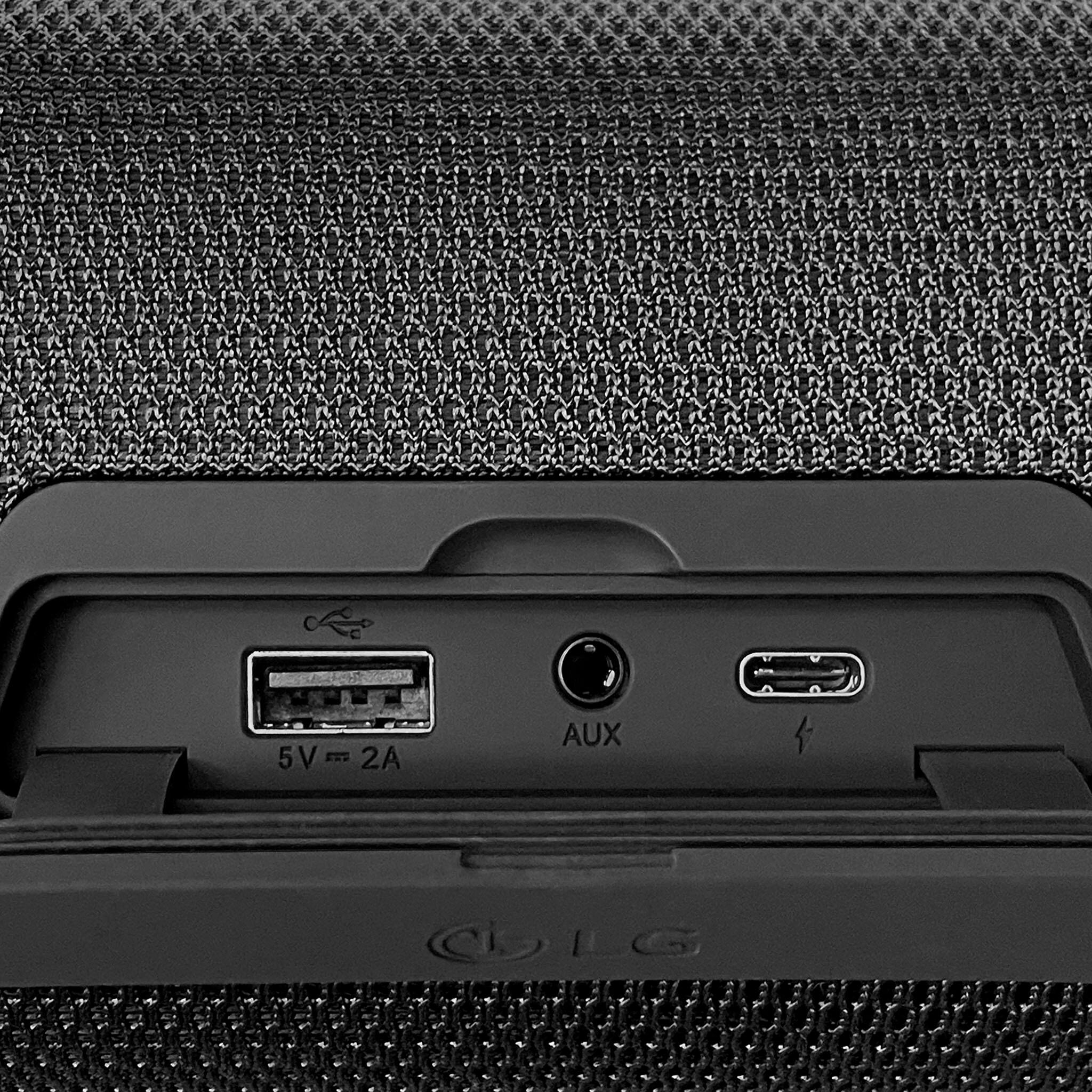 Alt View 11. LG - XBOOM Go XG7 Portable Bluetooth Speaker - Black.