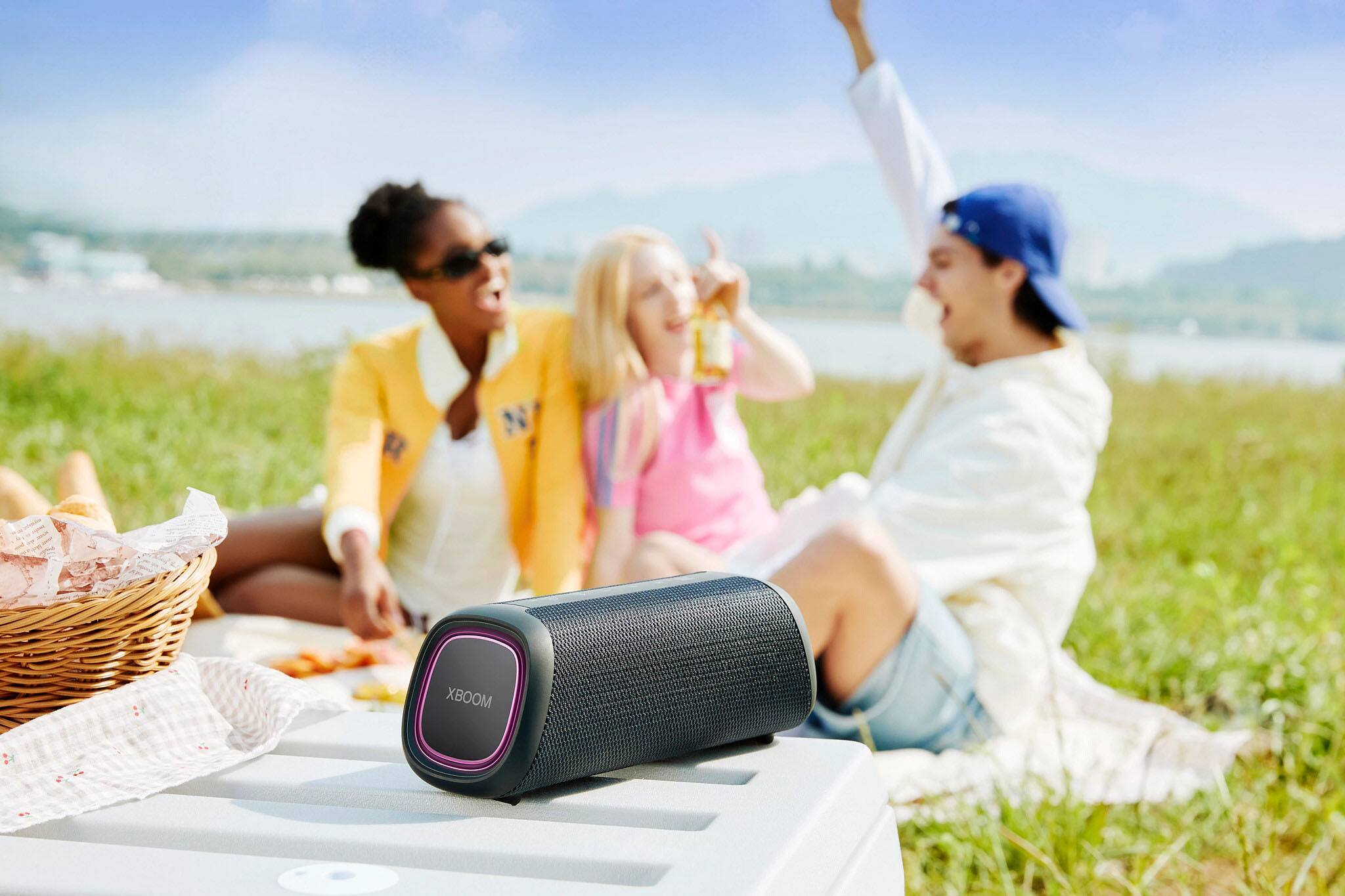 Alt View 15. LG - XBOOM Go XG7 Portable Bluetooth Speaker - Black.