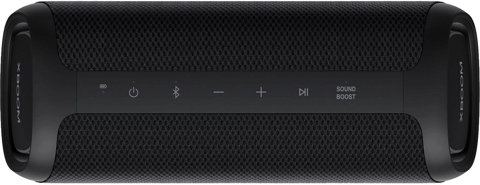 Left. LG - XBOOM Go XG7 Portable Bluetooth Speaker - Black.