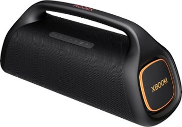 LG - XBOOM Go XG9QBK Portable Bluetooth Speaker - Black - Front_Zoom