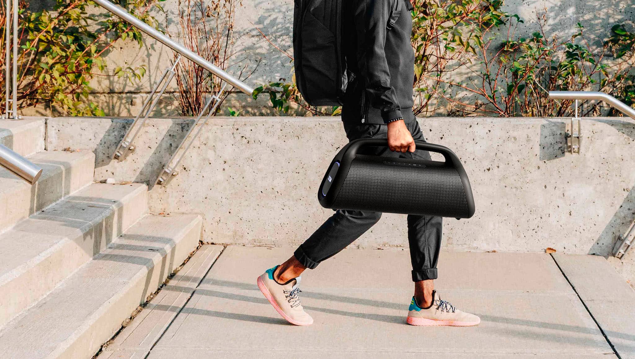 Alt View 15. LG - XBOOM Go XG9QBK Portable Bluetooth Speaker - Black.