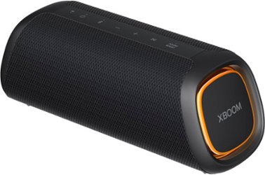 LG - XBOOM Go XG5 Portable Bluetooth Speaker - Black - Front_Zoom