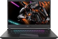 GIGABYTE - AORUS 15.6" 144Hz Gaming Laptop FHD - Intel i5-13500H - NVIDIA GeForce RTX 4050 - 512GB SSD - Black - Front_Zoom