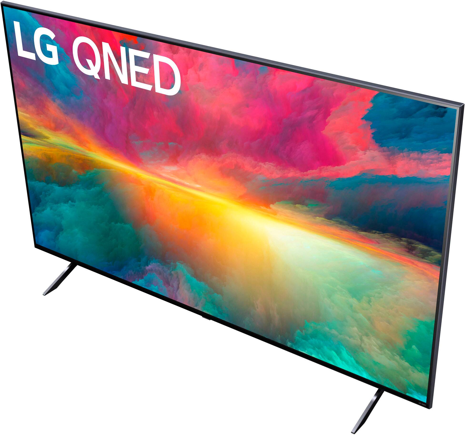 Alt View 3. LG - 50” Class 75 Series QNED 4K UHD Smart webOS TV - Dark Grey.