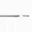Left. Apple - Geek Squad Certified Refurbished MacBook Air 15" Laptop - M2 chip - 8GB Memory - 256GB SSD - Space Gray.