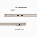 Alt View Zoom 11. Apple - MacBook Air 15" Laptop - M2 chip - 8GB Memory - 256GB SSD - Starlight.