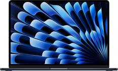 Front. Apple - Geek Squad Certified Refurbished MacBook Air 15" Laptop - M2 chip - 8GB Memory - 256GB SSD - Midnight.