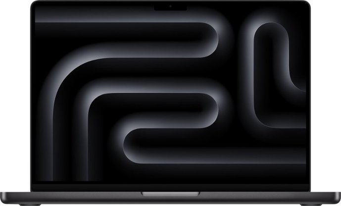 Apple - MacBook Pro 14" Laptop - M3 Pro chip - 18GB Memory - 14-core GPU - 512GB SSD (Latest Model) - Space Black - Space Black