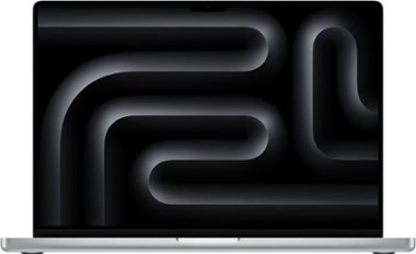 Apple - MacBook Pro 16" Laptop - M3 Pro chip - 18GB Memory - 18-core GPU - 512GB SSD (Latest Model) - Silver - Front_Zoom