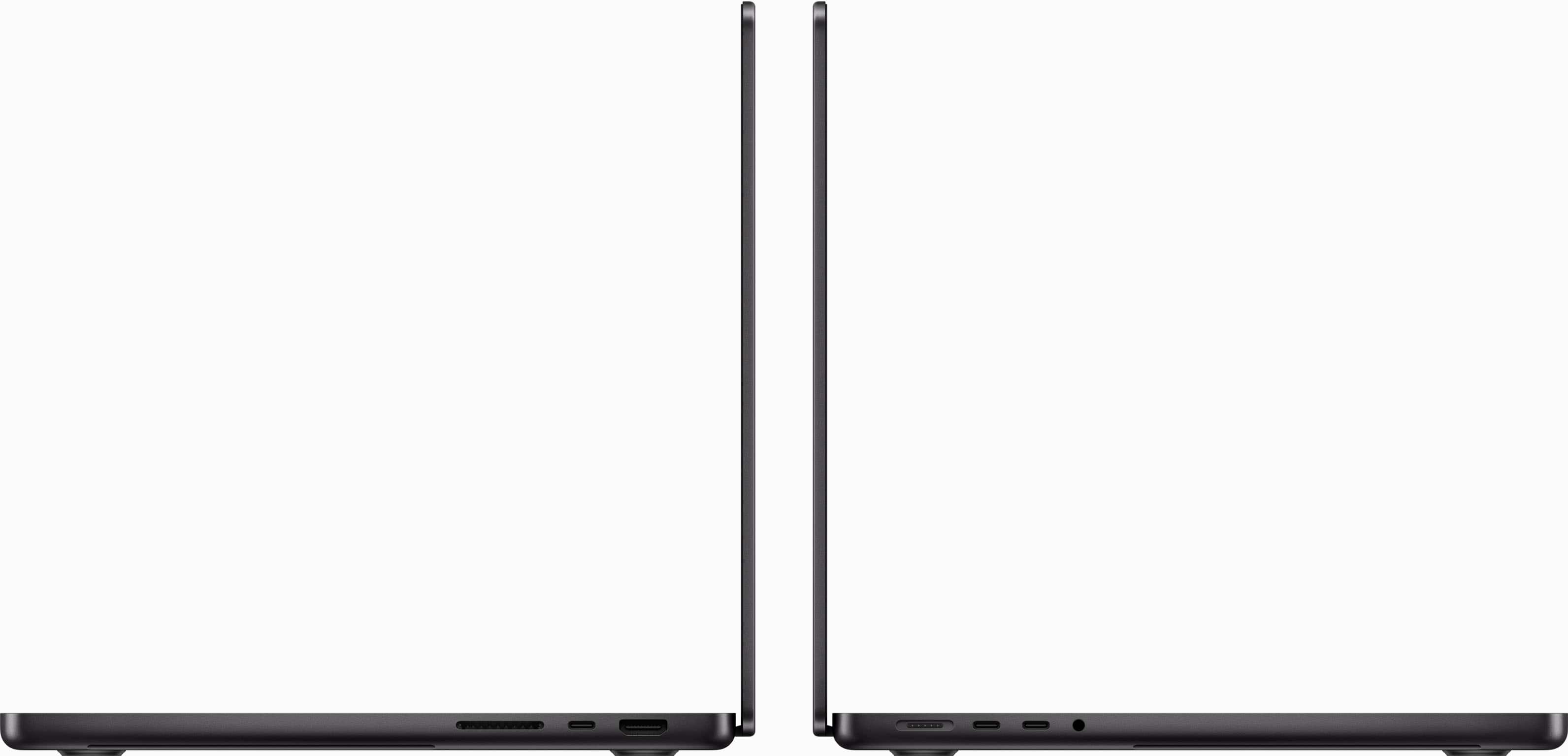 Left. Apple - MacBook Pro 14" Laptop - M3 Max chip - 36GB Memory - 30-core GPU - 1TB SSD - Space Black.