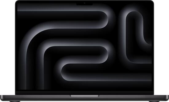 sleek black MacBook Pro