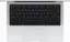 The image features a laptop computer with a black keyboard and a silver body. The keyboard has a numeric keypad and a touchpad. The laptop is placed on a white background, making it the focal point of the image.