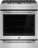 JennAir - 5.8 Cu. Ft. Slide-In Gas Convection Range with Self-cleaning and Air Fry - Stainless Steel - Front_Zoom