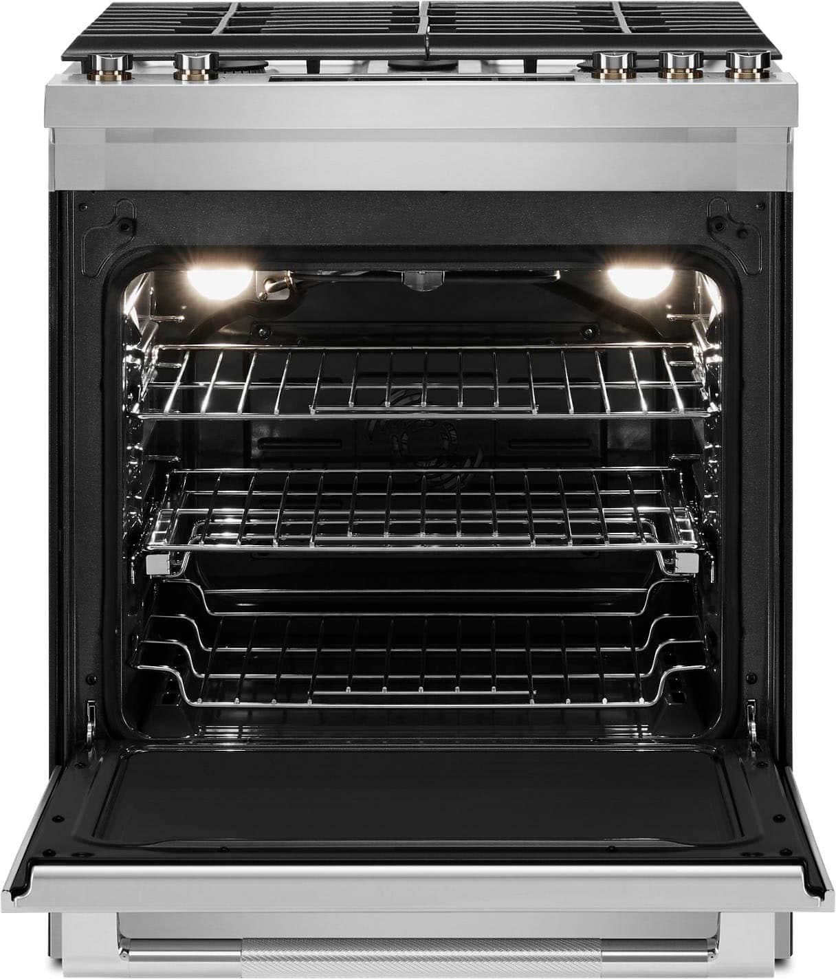JennAir 5.8 Cu. Ft. SlideIn Gas Convection Range with Selfcleaning