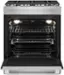 Alt View 1. JennAir - 5.8 Cu. Ft. Slide-In Gas Convection Range with Self-cleaning and Air Fry - Stainless Steel.