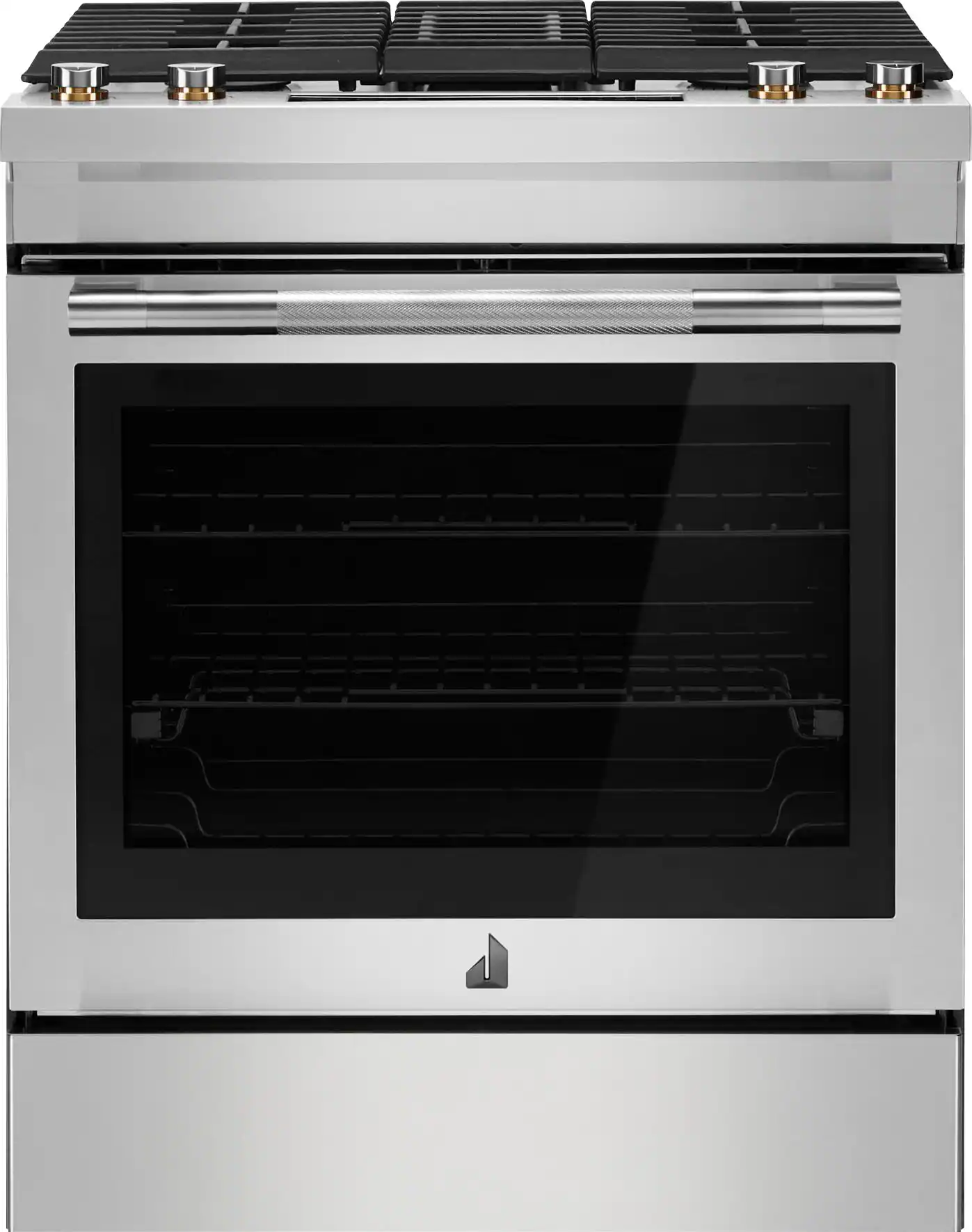 JennAir - 6.2 Cu. Ft. Slide-In Dual Fuel Convection Range with Self-Cleaning and Air Fry - Stainless Steel