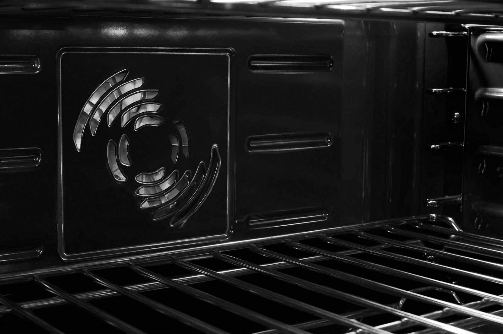 Alt View 12. JennAir - 6.2 Cu. Ft. Slide-In Dual Fuel Convection Range with Self-Cleaning and Air Fry - Stainless Steel.