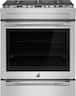 JennAir - 30 in. Wide 5 Burner 7.1 Cu. Ft. Slide-In Dual Fuel Convection Range with Self-Cleaning and Air Fry - Stainless Steel