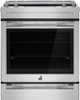 JennAir - 7.1 Cu. Ft. Slide-In Electric Convection Range with Triple-Choice Element - Stainless Steel