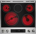 Alt View Zoom 12. JennAir - 7.1 Cu. Ft. Slide-In Electric Convection Range with Triple-Choice Element - Stainless Steel.