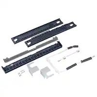 Samsung - Stacking and Multi-Control Combo Kit for Bespoke Hybrid Heat Pump Dryer - Brushed Navy - Front_Zoom