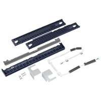 Samsung - Stacking and Multi-Control Combo Kit for Bespoke Hybrid Heat Pump Dryer - Brushed Navy - Front_Zoom