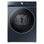 Samsung - BESPOKE 7.8 Cu. Ft. Stackable Smart Electric Dryer with Ventless Hybrid Heat Pump - Brushed Navy